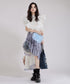 Floral Ruffle Lace Blouse